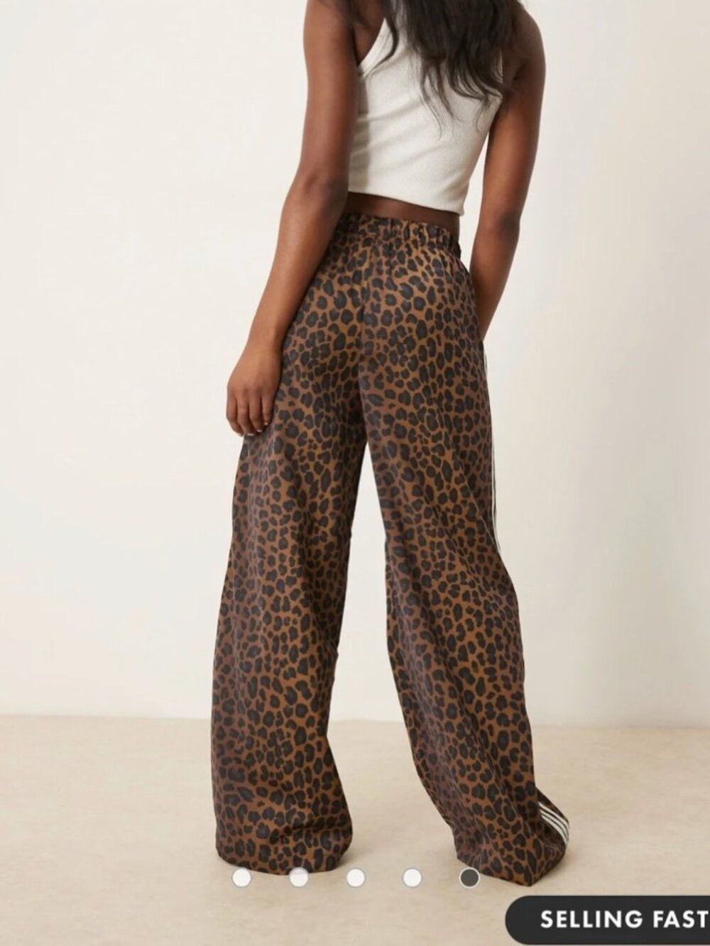 New NWT adidas Women's Leopard Firebird Track Pants XS - JW7302 - Picture 6 of 9